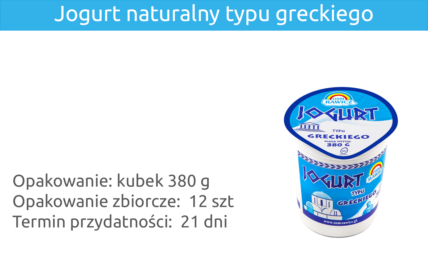 Jogurt naturalny typu greckiego