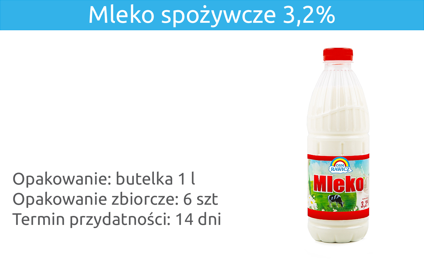 Mleko spożywcze 3,2%